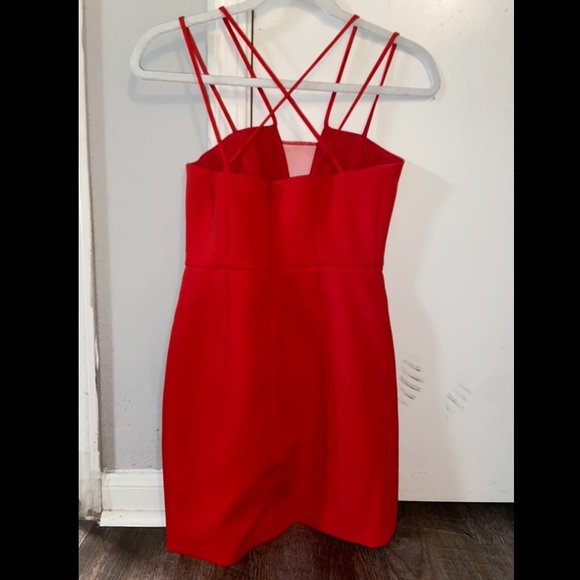 Red Cocktail Dress - Picture 2 of 4